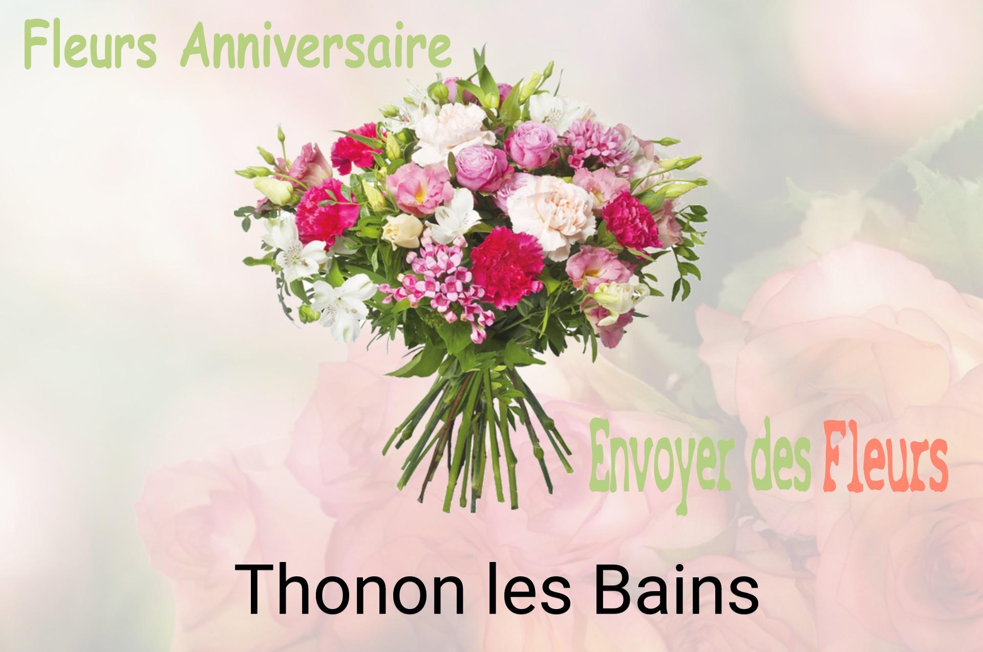 Bouquet de fleurs d’anniversaire livré à Thonon-les-Bains