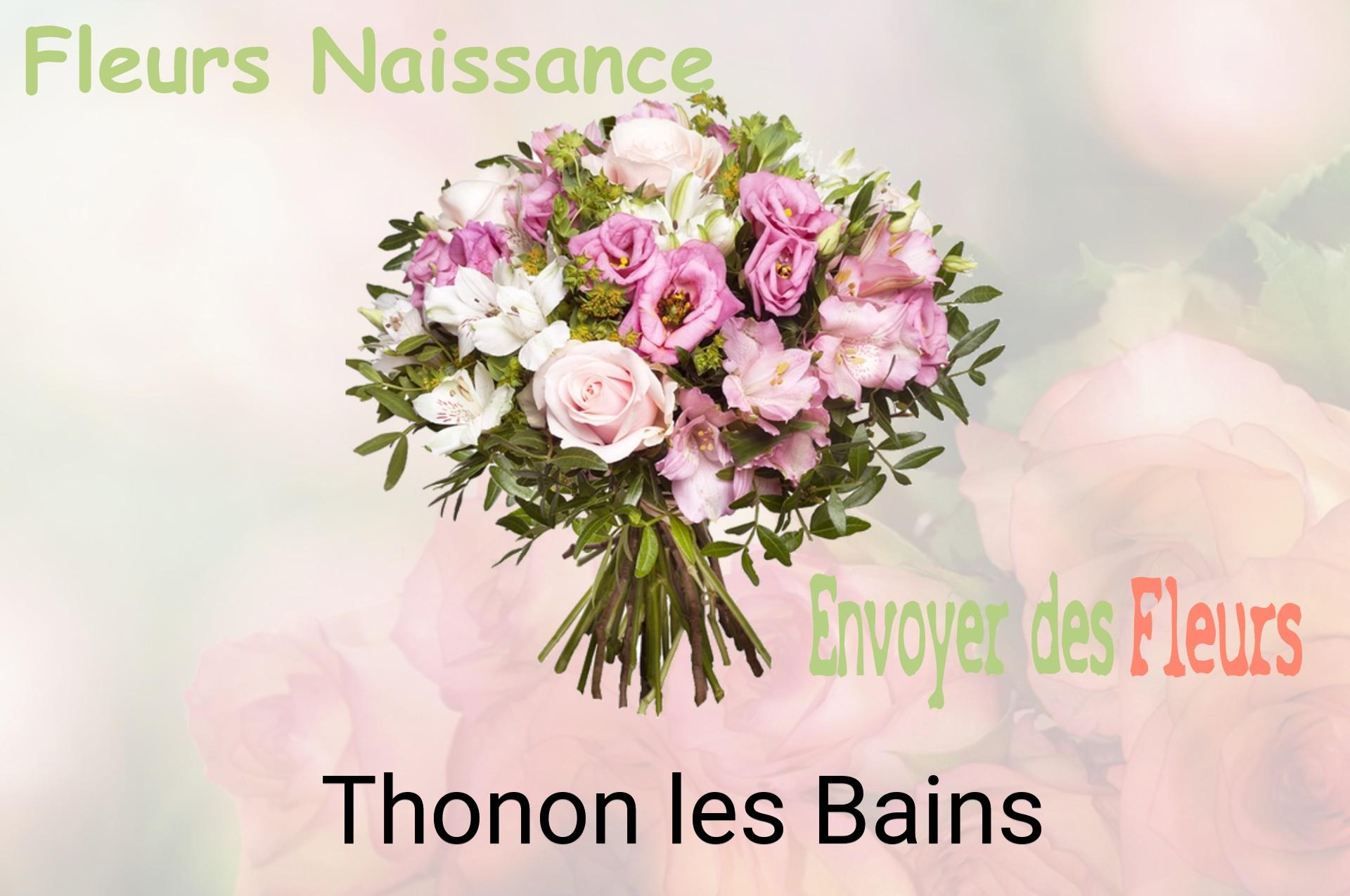 Bouquet de fleurs de naissance livré à Thonon-les-Bains